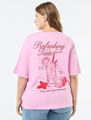 Tee-shirt oversize imprimé
