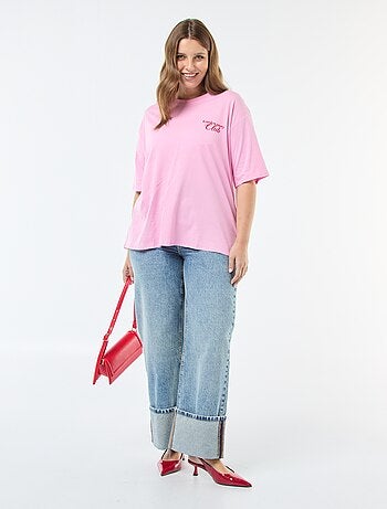 Tee-shirt oversize imprimé