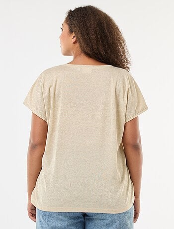 Tee-shirt pailleté 'Only Carmakoma'