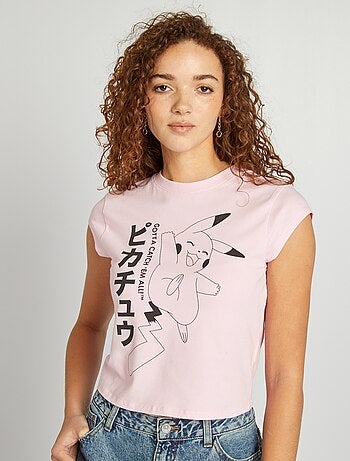 Tee-shirt 'Pikachu' manches courtes