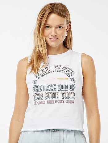 Tee-shirt sans manches 'Pink Floyd'