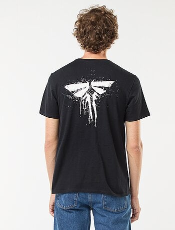 Tee-shirt 'The Last of Us' manches courtes imprimé recto/verso