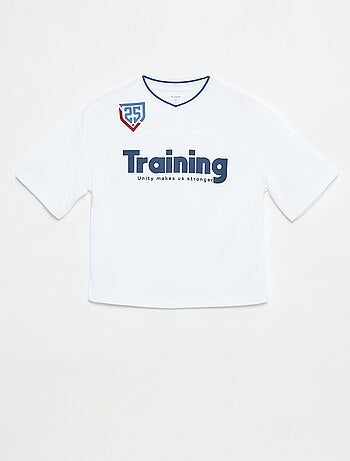 Tee-shirt type sport américain