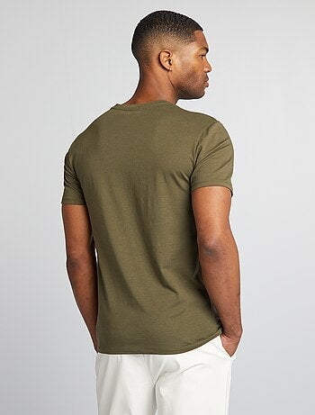 Tee-shirt uni - Slim fit