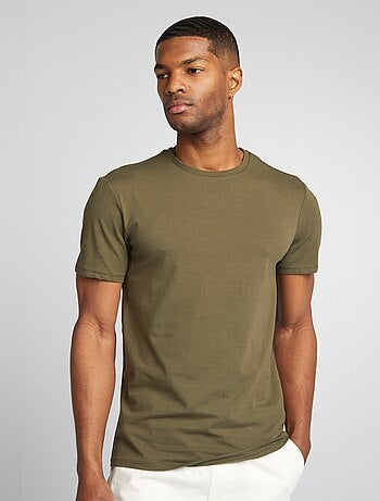 Tee-shirt uni - Slim fit