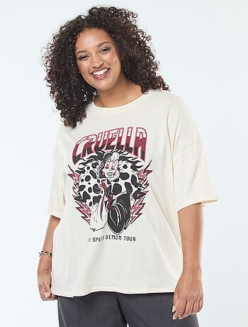 Tee-shirt 'Villains' 'Disney' à manches courtes