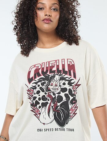 Tee-shirt 'Villains' 'Disney' à manches courtes