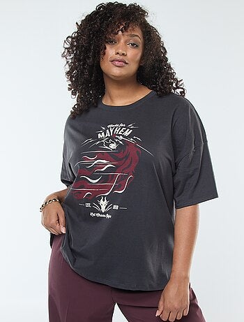 Tee-shirt 'Villains' 'Disney' à manches courtes