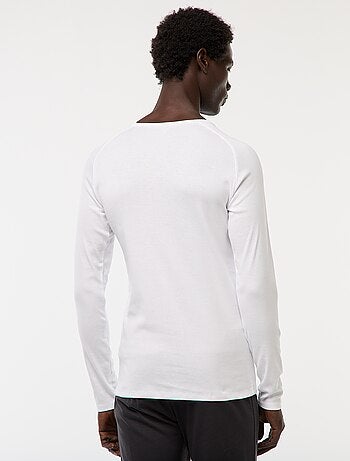 Tee-shirts basiques unis à manches longues