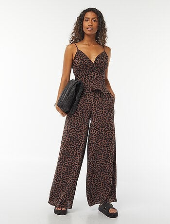 Top bretelles effet drapé