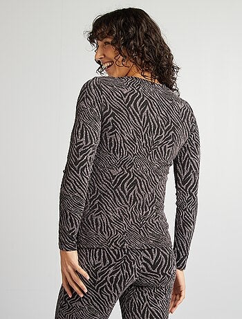 Top en maille pailletée 'Only maternity'