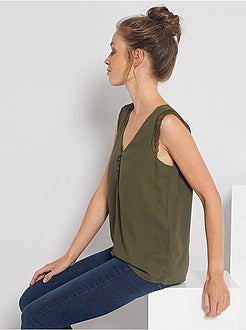 Top lingerie détails dentelle - Kiabi