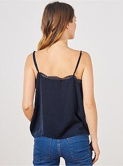 Top lingerie orné de dentelle - Kiabi