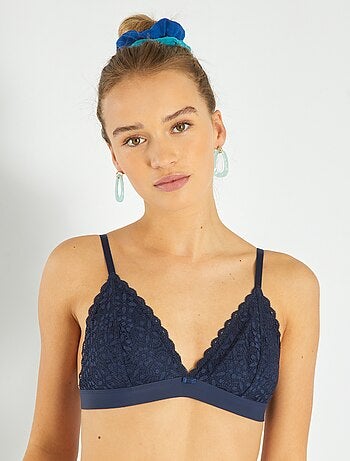 Triangle dentelle paddé
