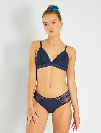 Triangle dentelle paddé