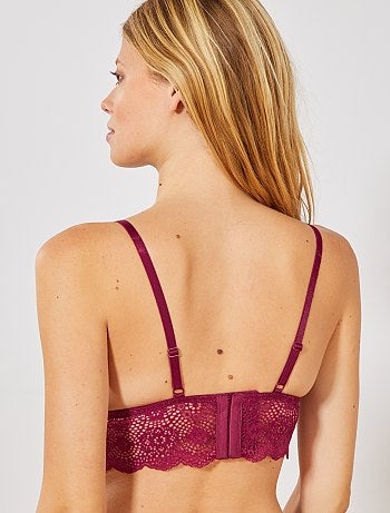 Triangle paddé basque dentelle - Kiabi