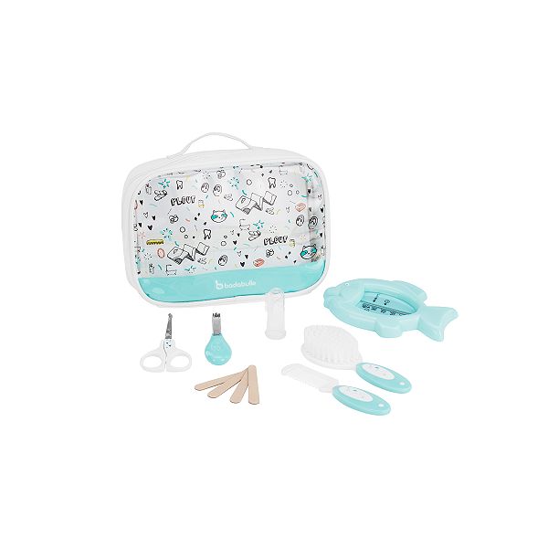 Trousse De Soin Badabulle 7 Accessoires Bebe Fille Blanc Bleu Kiabi 00