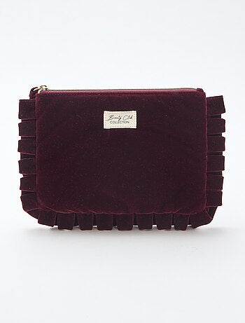 Trousse de toilette en velours