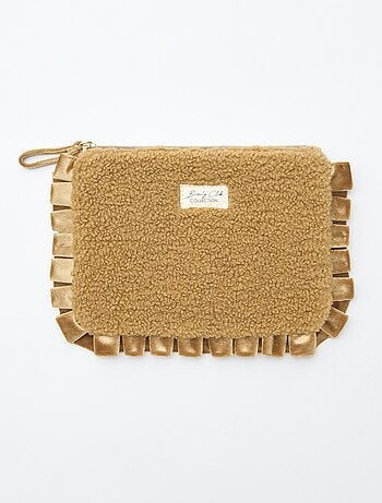 Trousse de toilette moutonnée