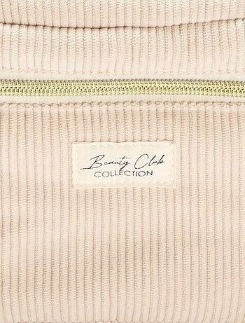 Trousse de toilettes - Vanity - matière côtelée