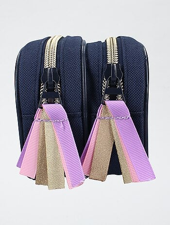Trousse double compartiment fantaisie