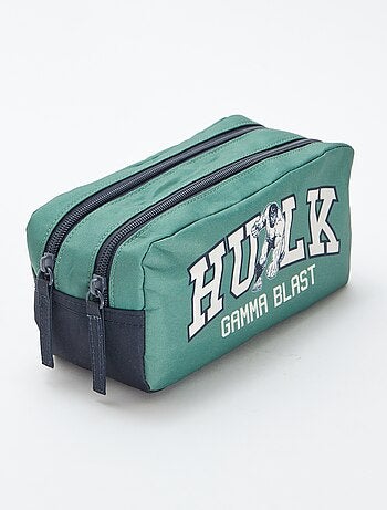 Trousse double compartiment 'Hulk'