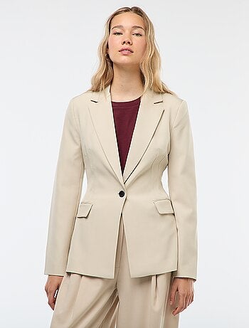 Veste blazer coupe cintrée