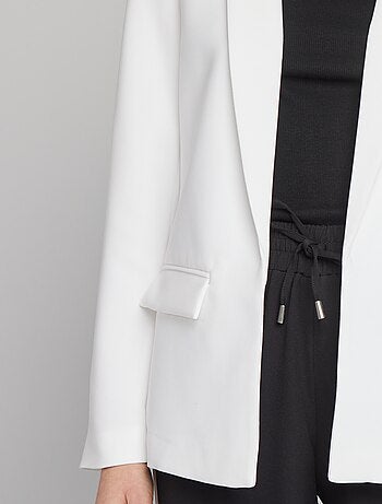 Veste blazer mi-longue