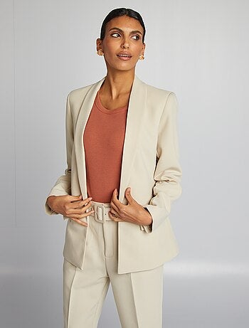 Veste blazer mi-longue
