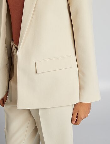 Veste blazer mi-longue