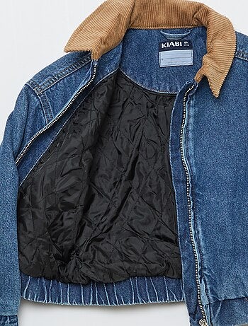 Veste bombée en jean
