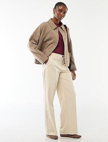 Veste chaude effet lainage