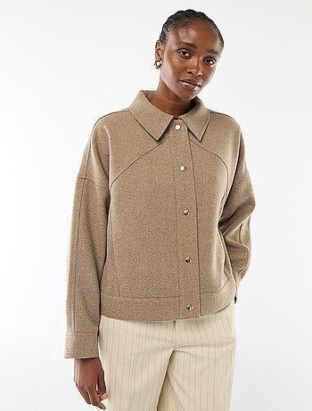 Veste chaude effet lainage