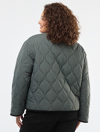 Veste chaude workwear réversible avec fermeture pressionnée