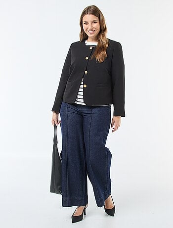 Veste courte avec boutons rétro