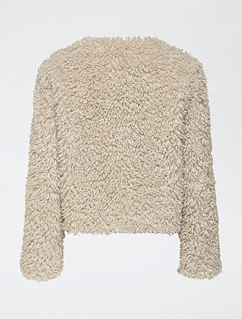 Veste courte en fausse fourrure 'JDY'