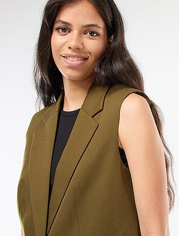 Veste de costume sans manches