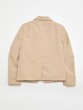 Veste de costume slim fit uni