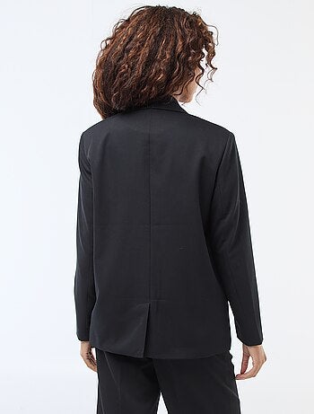 Veste de tailleur avec ouverture double boutonnage
