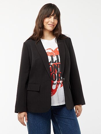 Veste de tailleur avec poche à rabat
