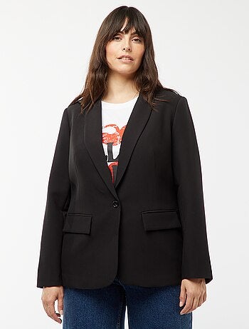 Veste de tailleur avec poche à rabat