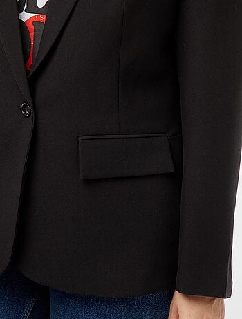Veste de tailleur avec poche à rabat