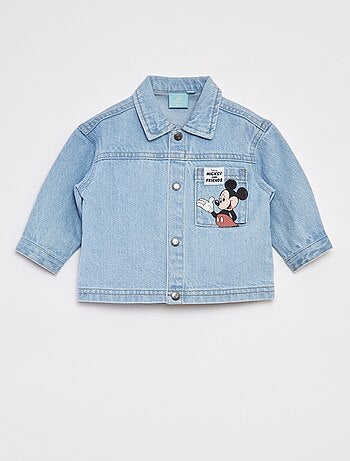 Veste en denim avec imprimé 'Disney' 'Mickey'