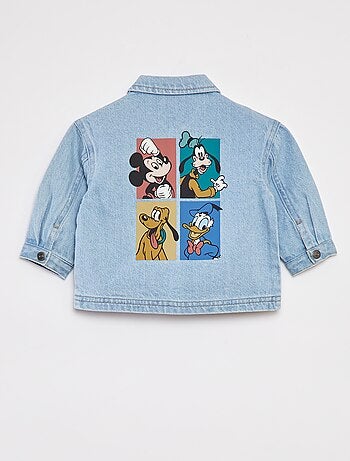 Veste en denim avec imprimé 'Disney' 'Mickey'