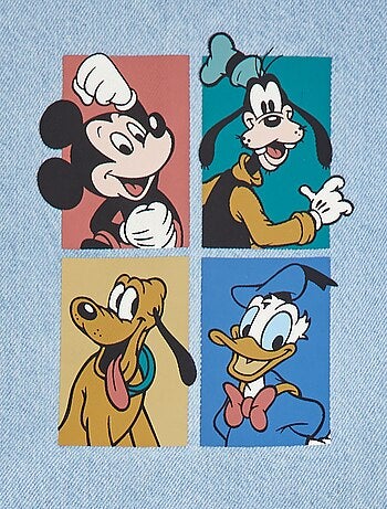 Veste en denim avec imprimé 'Disney' 'Mickey'