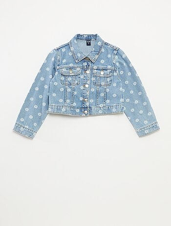 Veste en denim cropped