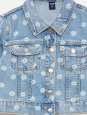 Veste en denim cropped