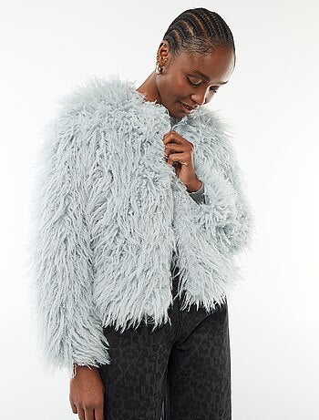 Veste en fausse fourrure