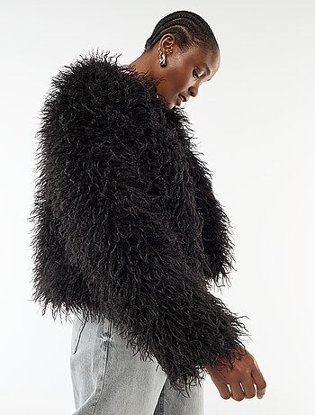 Veste en fausse fourrure