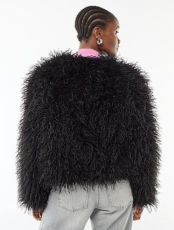 Veste en fausse fourrure